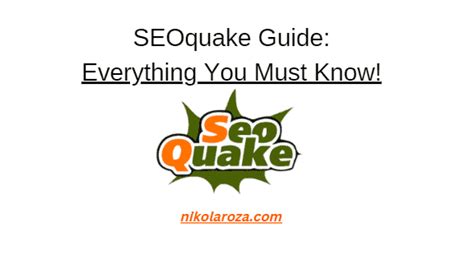 link https www.seoquake.com welcome index.html|The Ultimate Guide: How to Use SEO Quake for Effective Search .